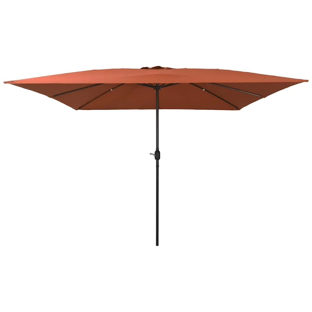 Ombrello da giardino Terracotta 295 x 295 x 245 cm 42003657