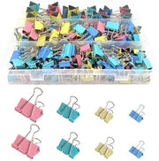 Clip multifunzionale a pieghevole - 170 pezzi - Clip mini colorate per carta - Adatto per scuola e ufficio