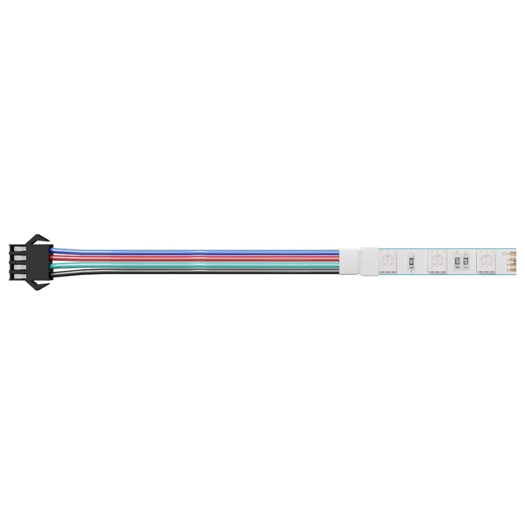 Set di 2 moderne strisce LED flessibili 150 x 1 x 1 cm illuminazione decorativa per interni in rame nero 02_0056354