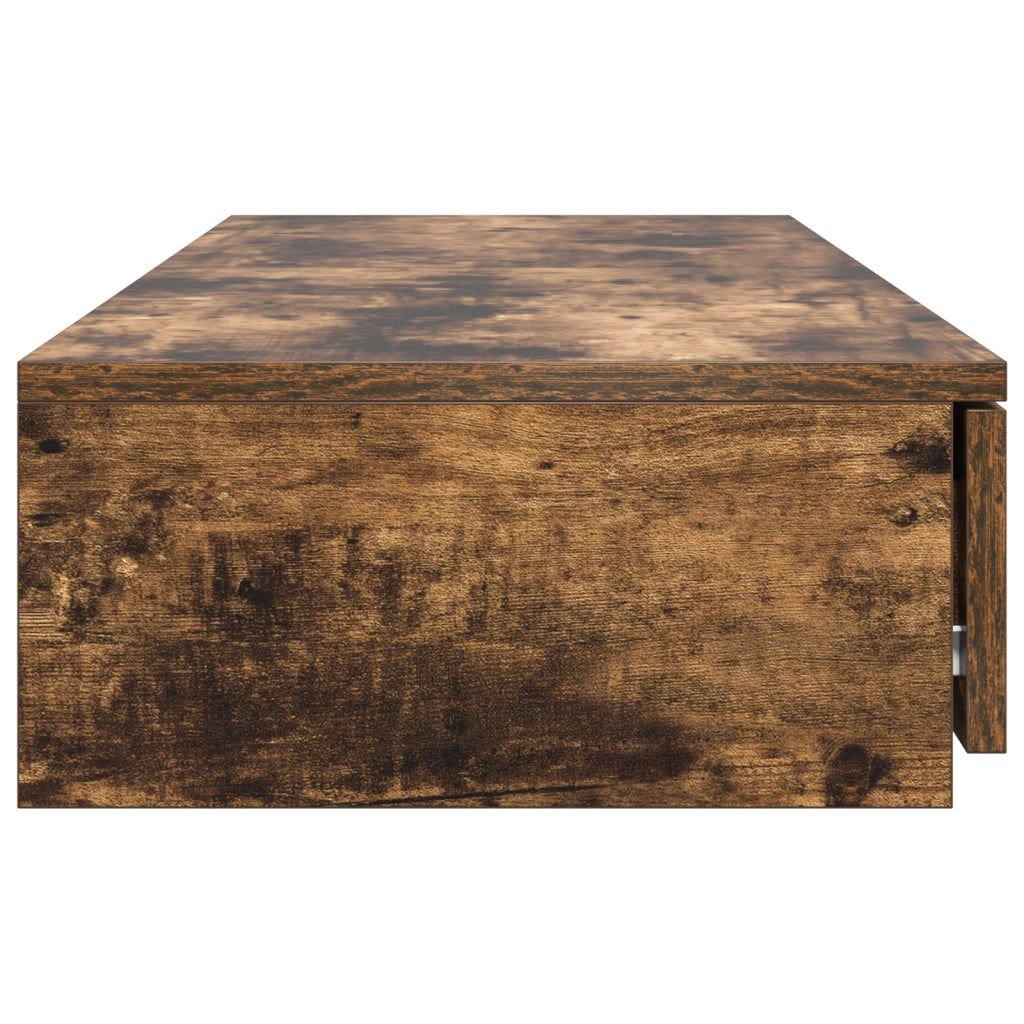Cassetti per Letto Rovere Affumicato 120x36,5x16,5 cm Legno Ingegnerizzato