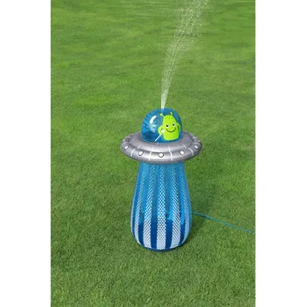Trade Shop - Gioco Gonfiabile Spruzza Acqua Pungiball Sempreimpiedi Ufo Blaster 61x119cm Bambini 52731 -