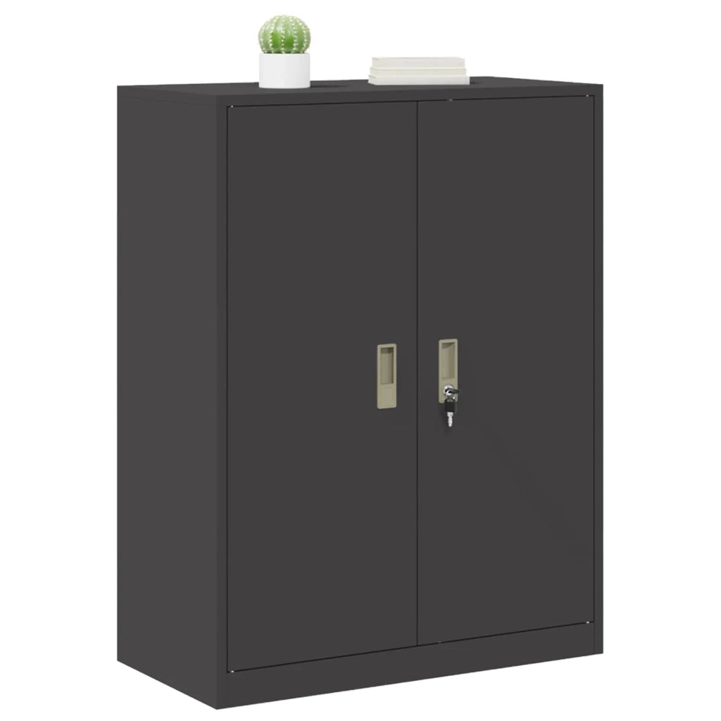 Armadio Nero 80 x 40 x 105 cm Acciaio CFW8938834
