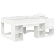 Telaio del letto | Letto per Bambini con storage Bianco 80 x 160 cm