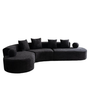 Divano a L senza struttura - Xylo - 327 cm - Comodo e soffice