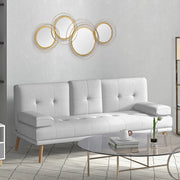 SPECCHIO da parete Set da 4 pezzi 107x56 cm Metallo Oro