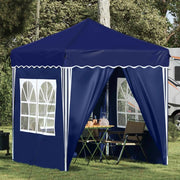 Tenda per feste a pop-up 195 x 195 x 245 cm Blu Tessuto Oxford