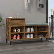Scarpiera Rovere Fumo 102x36x60 cm in Legno Multistrato cod mxl 38100