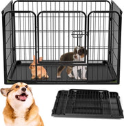 Recinzione per Puppies 91 x 61cm - Interno Esterno - Alloggio per Puppies - 4 Paneli
