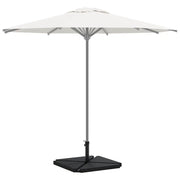 vidaXL Set Base per Ombrellone da Giardino 5 pz in Granito e Acciaio