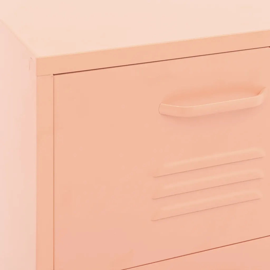 Armadietto Rosa 42,5x35x101,5 cm in Acciaio 336184