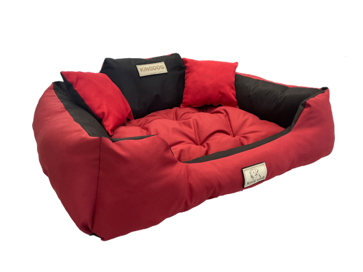 AIO FACTORY 145x115 cm KINGDOG Cuccia per cani impermeabile personalizzabile rossa