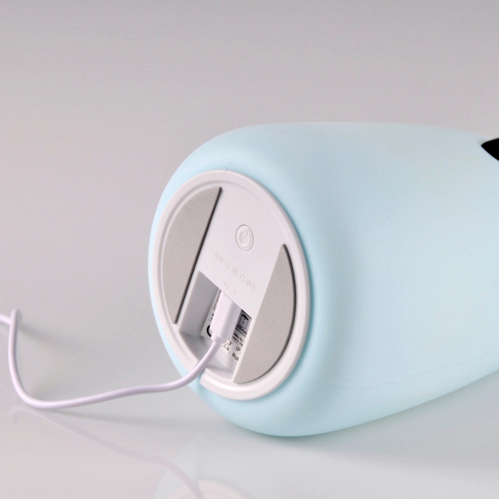 Lampada LED silicone TAP TAP blu ricaricabile USB Polux
