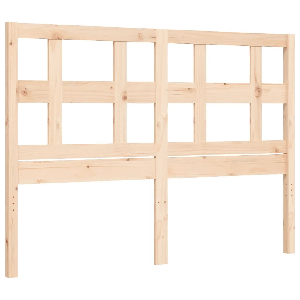 Giroletto con Testiera-Struttura Letto con testiera 120x200 cm in Legno Massello 751431
