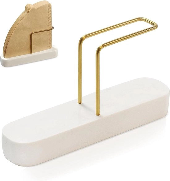 Supporto per sacchetti filtro per caffè - Filtro caffè per archiviazione in casa e in ufficio (14 x 73 x 35 cm)