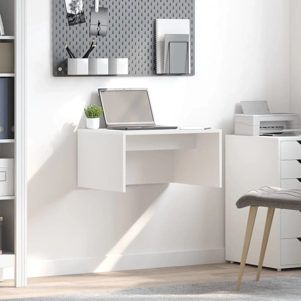 Scrivania a parete Bianco 60 x 45 x 30 cm Legno multistrato 891384