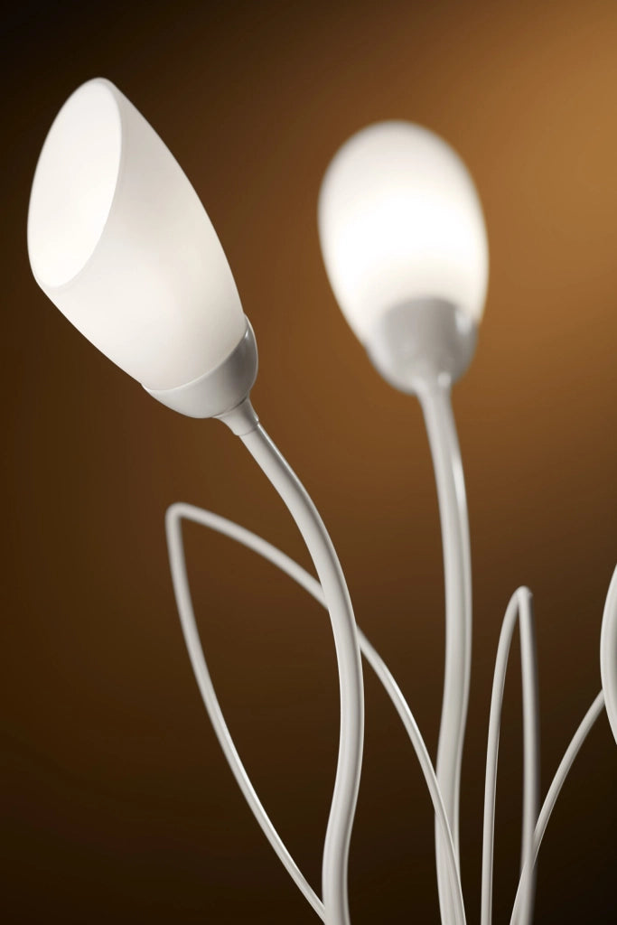 Lampada da tavolo grigio sabbia 3xG9 Gloriosa Jupiter