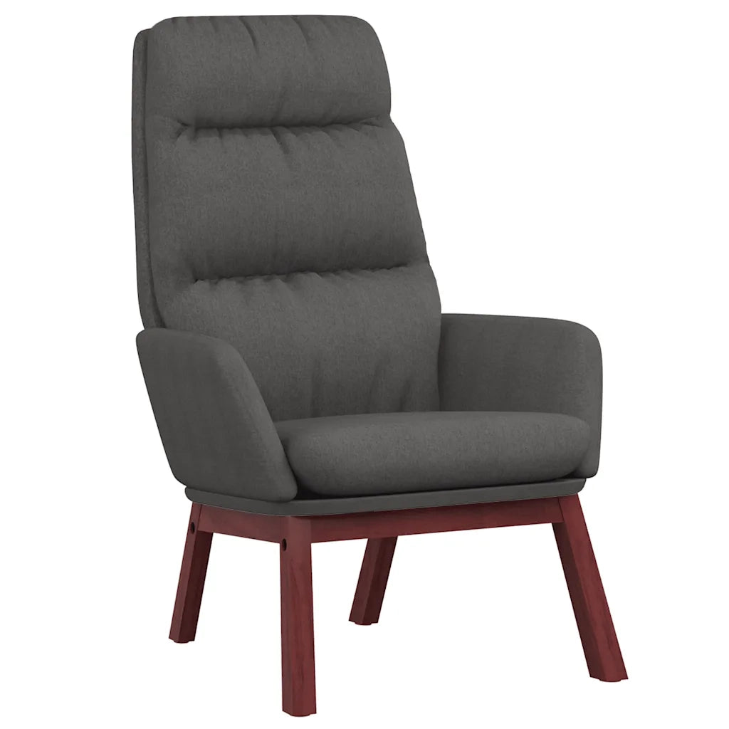Poltrona Relax Grigio Scuro in Tessuto 341160