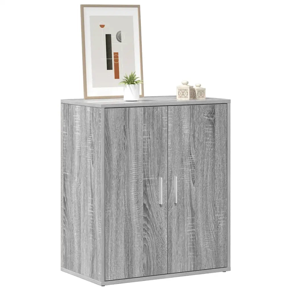 Scarpiera Grigio Sonoma 60x35x70 cm in Legno Multistrato