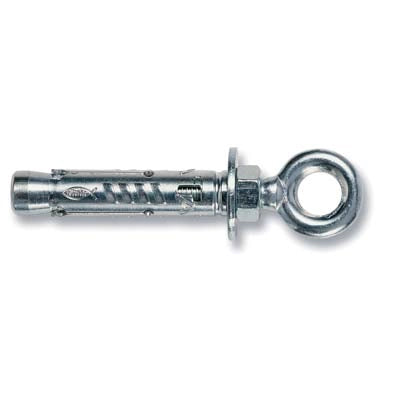 TASSELLO ACCIAIO TAM-O OCCHIOLO FISCHER - TA M 10 O- 25 pezzi
