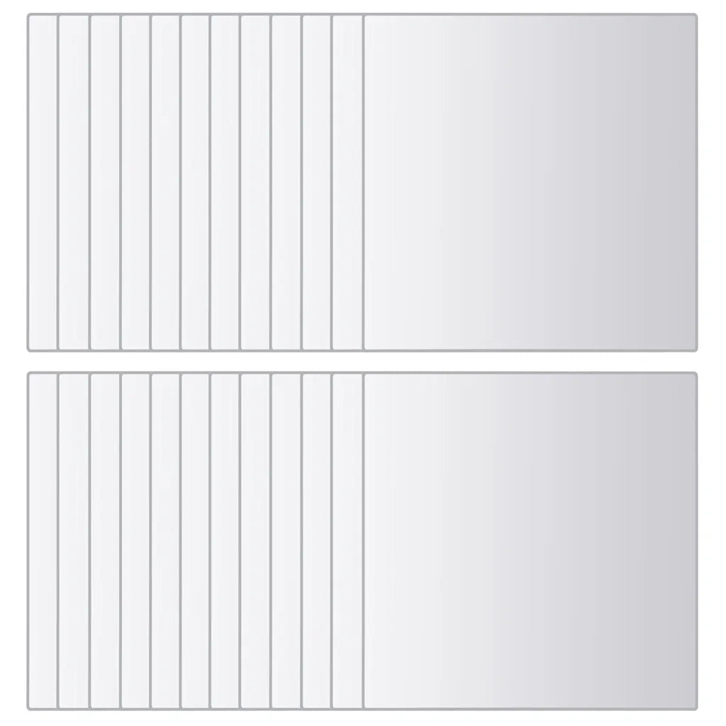 Piastrelle a Specchio 48 pz Quadrate in Vetro CFW3437866