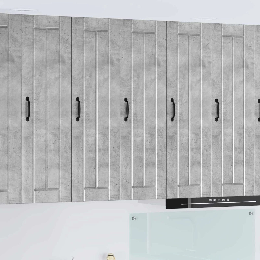 Pensile da cucina | Armadietto a muro LUCCA Grigio Cemento 30 x 31 x 100 cm
