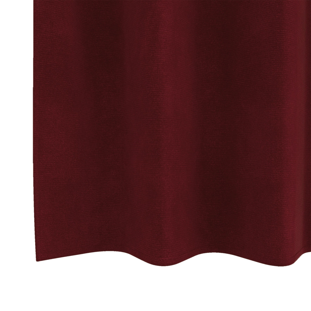 Tende Oscuranti  con Occhielli 2 pezzi Rosso Vino Velluto
