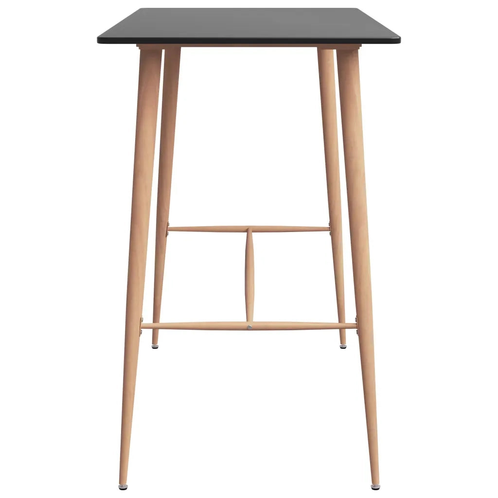 Set da Bar 5 pz Nero e Grigio 3057461