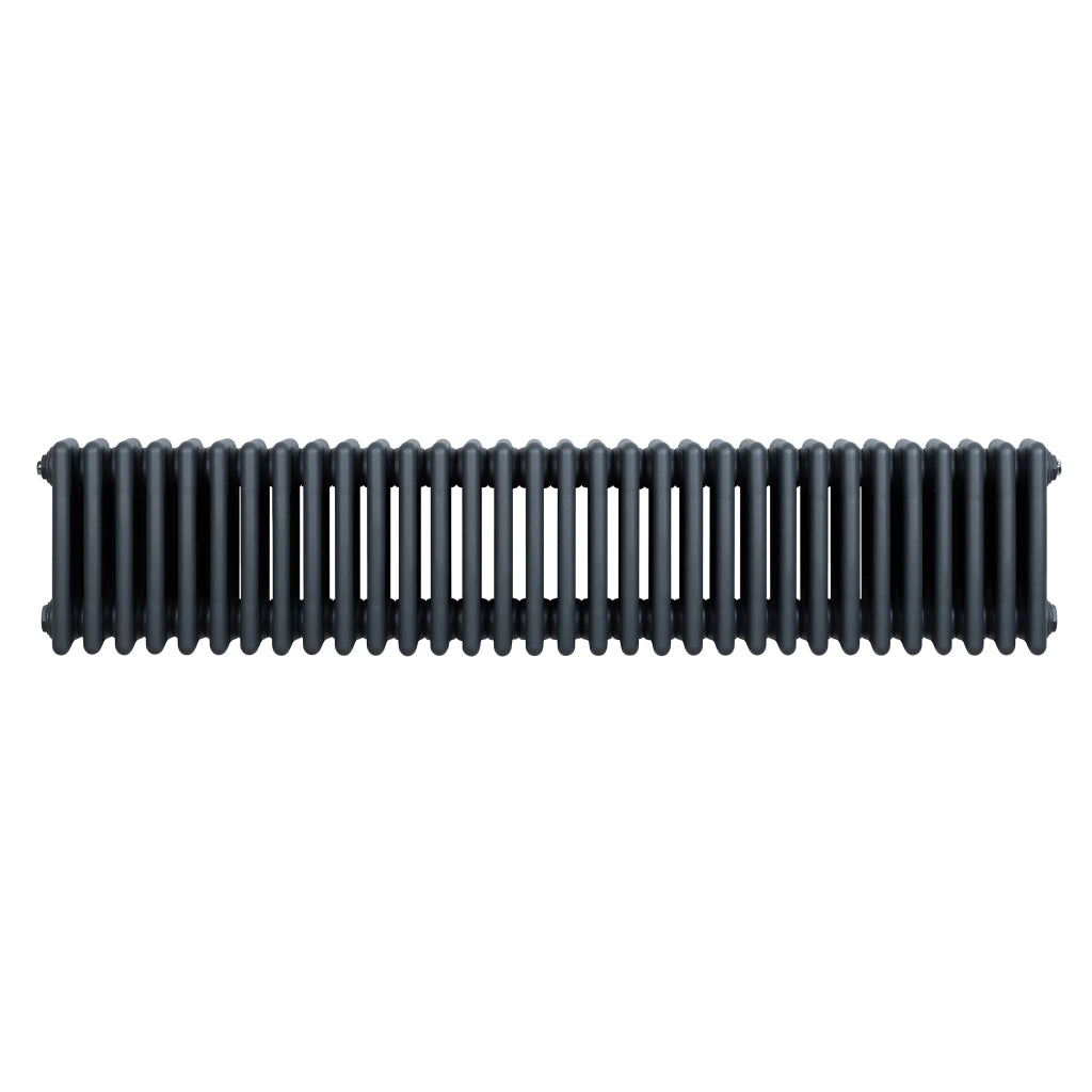 Radiatore Tradizionale 4 Colonne Orizzontale Antracite 300 x 1505 mm