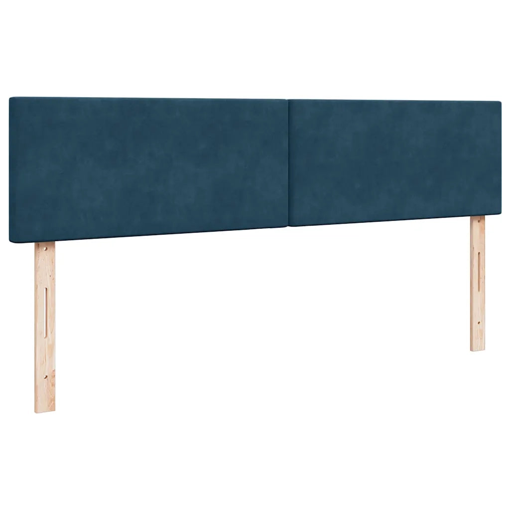 vidaXL Struttura Letto Pouf con Materassi 180x200 cm Velluto