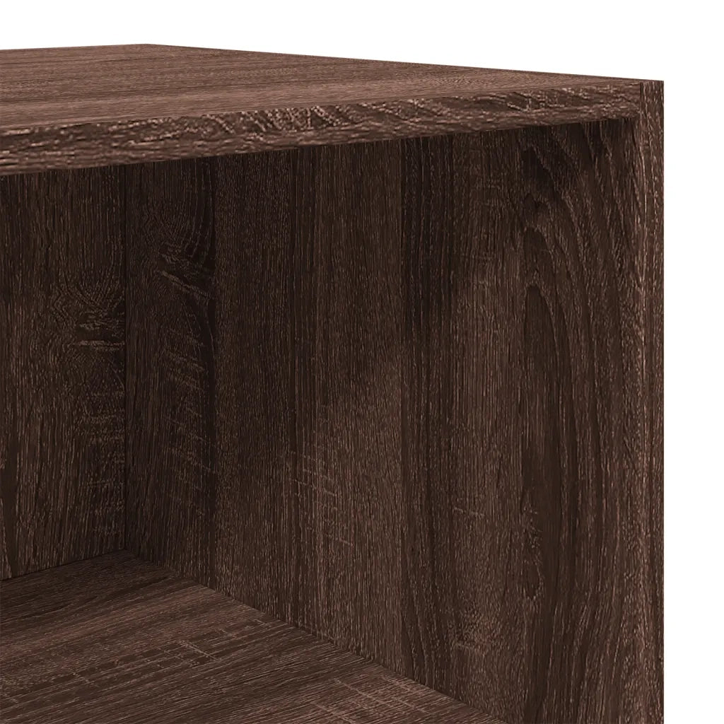 Credenza Rovere Marrone 40x41x185cm in Legno Multistrato 3281672