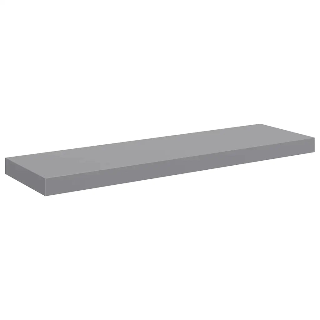 Scaffale a Parete Grigio 80x23,5x3,8 cm in MDF 323856
