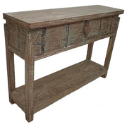 Crediera in legno fatto a mano 144x39x93h cm