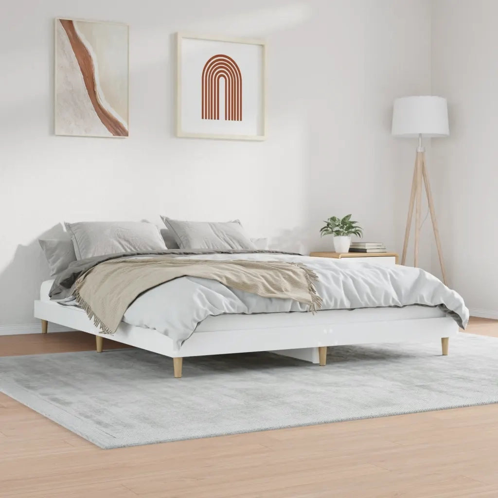 Giroletto Bianco 140x200 cm in Legno Multistrato 832037