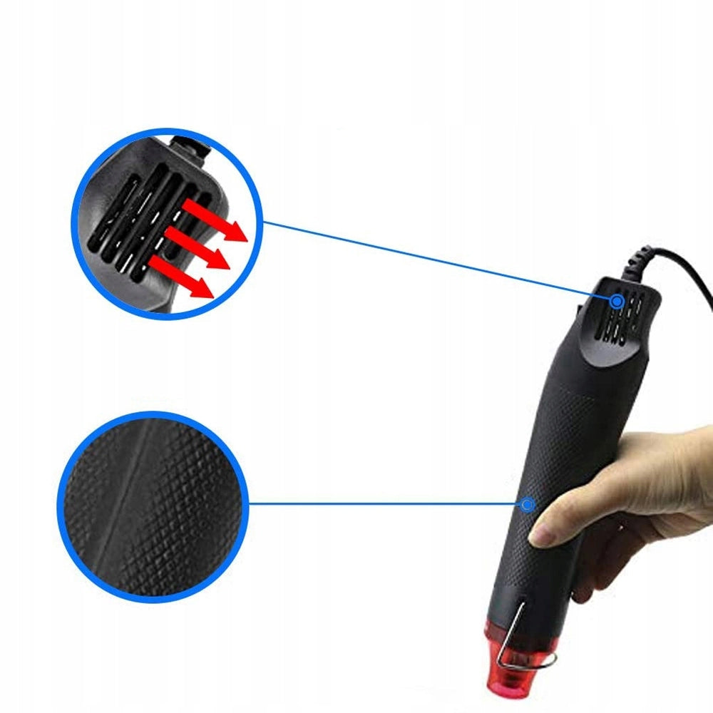 Mini Pistola Termica Hot-air 300W Set con 850 Tubetti Termorestringenti – Precisione e Versatilità | Potenza 300W