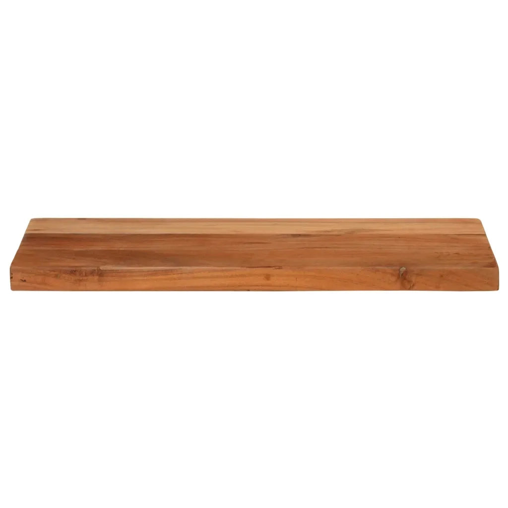 Piano per Tavolo 40x20x2,5cm Rettangolare Legno Massello Acacia