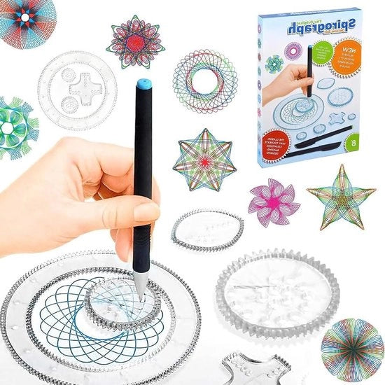 Set di giochi a spirale - Mandala per bambini a partire da 6 anni - 28 pezzi