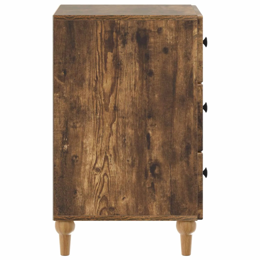 Armadio da Notte con cassetto Rovere Fumo 43x 41 x 66,5 cm