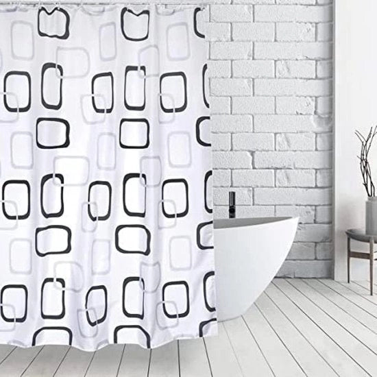 Douchegordino Antischimmel - Impermeabile e Antibatterico - 1 pezzo - Poliestere - 180 x 200 cm