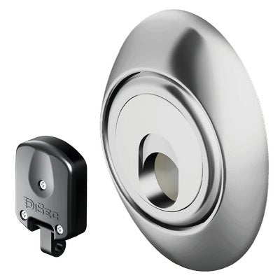 DEFENDER MAGNETICO MAG3G SUPER TOP DISEC - INOX CROMO SATINATO F.S. I.MM 38 D.MM 55 H.MM 25- 1 pezzi