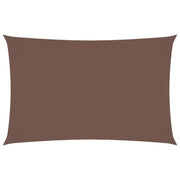 Parasole a vela | Telo Ombra | Vela da ombra Oxford Rettangolare 2x4,5 m Marrone