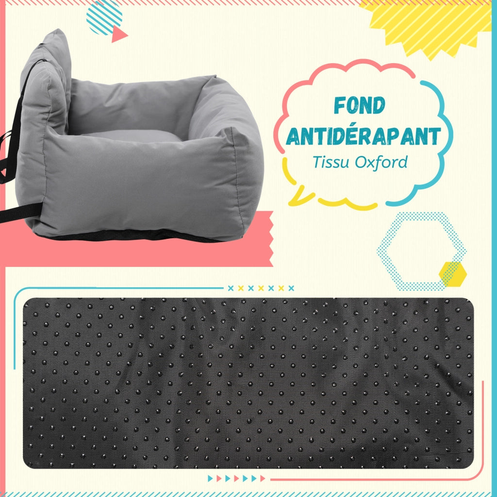 Cuscino Trasporto per Animali Domestici ¨C zephmum ¨C 50x54x33 cm Grigio