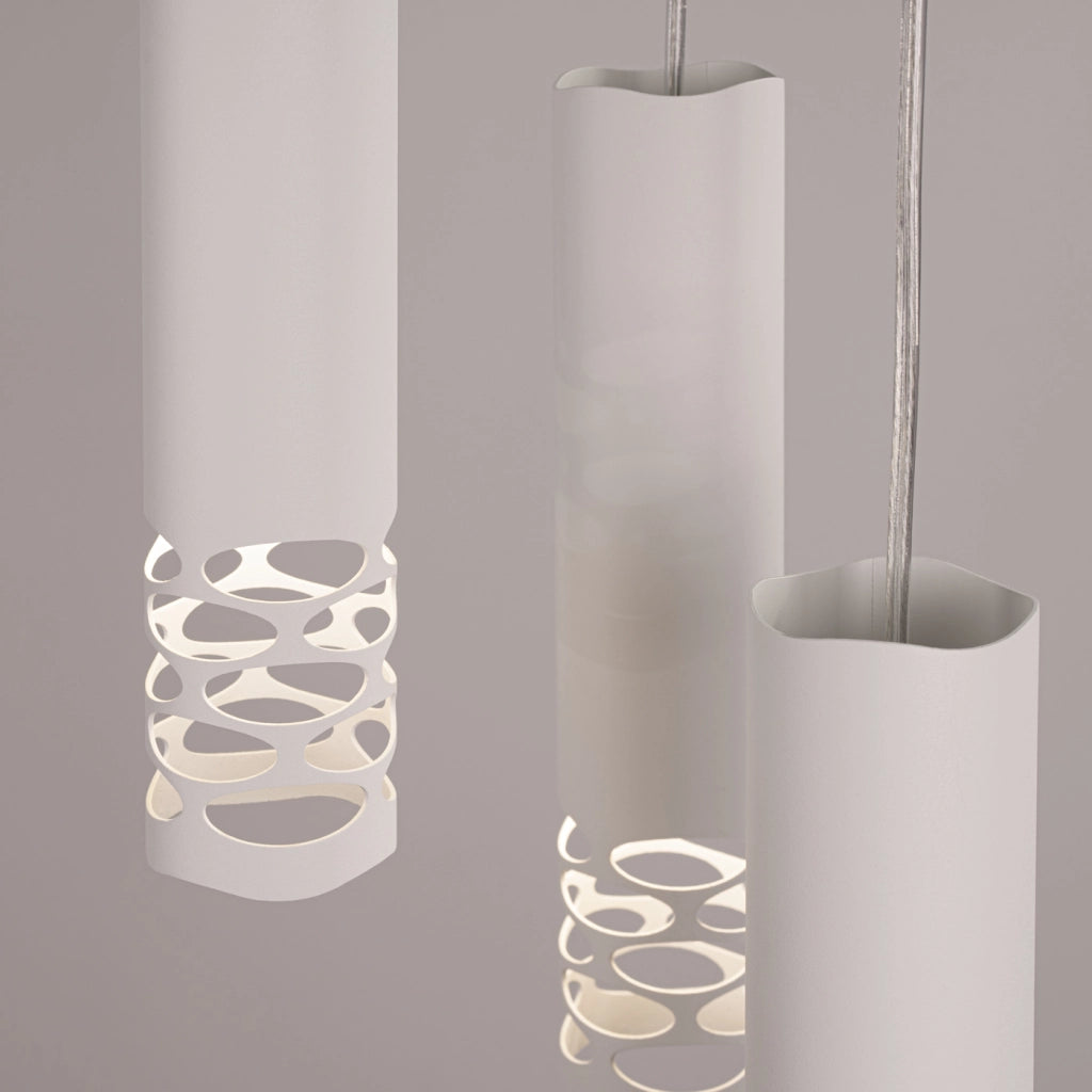 Lampada a sospensione LIRO 3P bianco