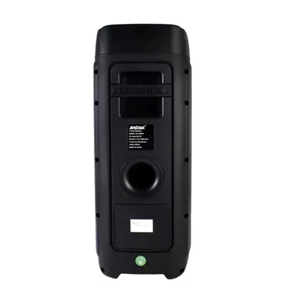 Trade Shop - Altoparlante Portatile Karaoke Con Microfono Wireless Telecomando Effetti Luce Rgb Q-yx9000 -