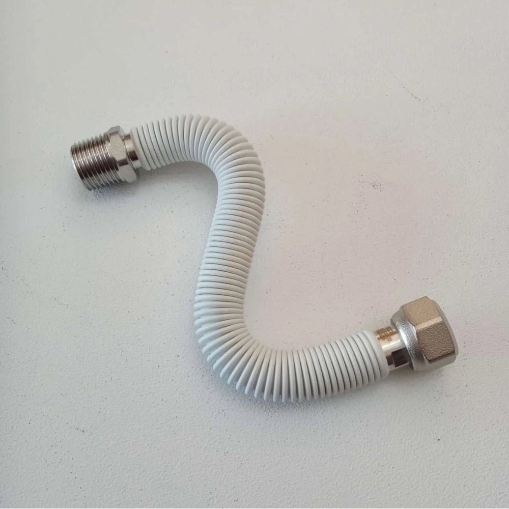 Flessibile mf 3/4 pollice da 10 a 20cm circa allungabile in acciaio inox rivestito