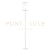 PALO MIRAGE BIANCO 1 LUCE ATTACCO E27 IP44 X17X17X199,5CM IN METALLO E VETRO