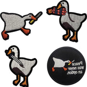 Patch militare bianca gans con messaggio - Accessori per abbigliamento per giacche e jeans