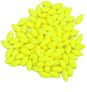 Beads di illuminazione Rig Glow 100 pezzi - Peso leggero perle plastiche - Duraturo - Imbottito - Adatto per pesca in mare/pesca fresca - Colore chiaro per luce debole - Perle per pesca