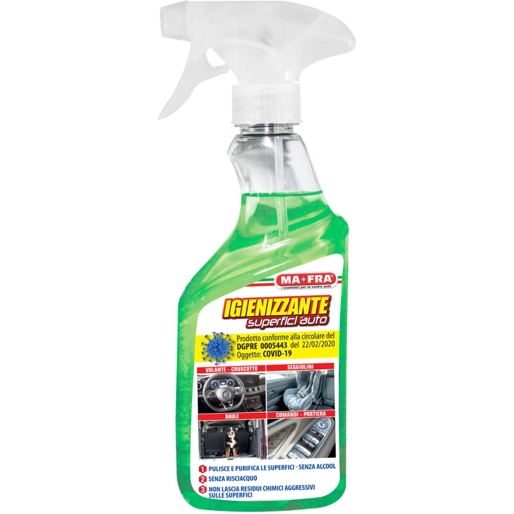 MAFRA IGIENIZZANTE SUPERFICI AUTO 500 ML- 6,0 pz