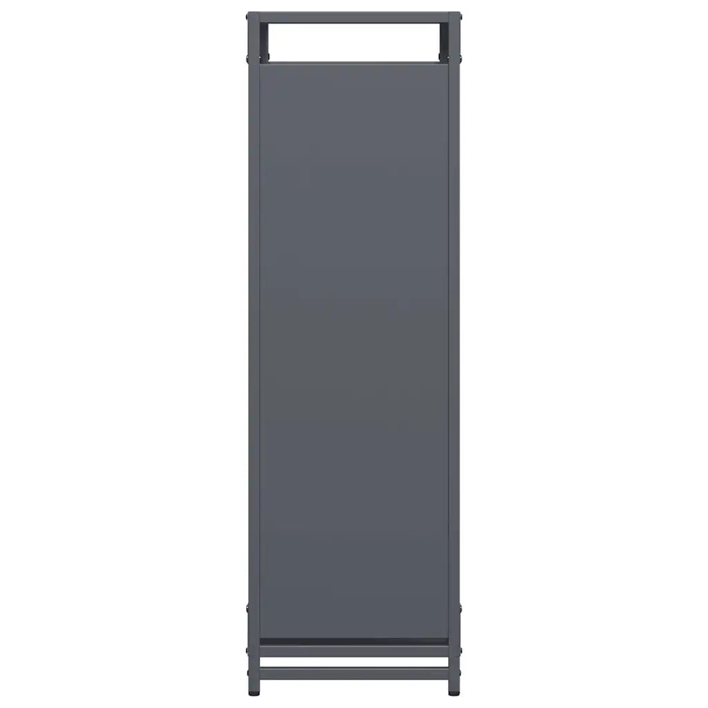 Rastrelliera per Legna da Ardere Antracite 44x28x90 cm CFW1183272
