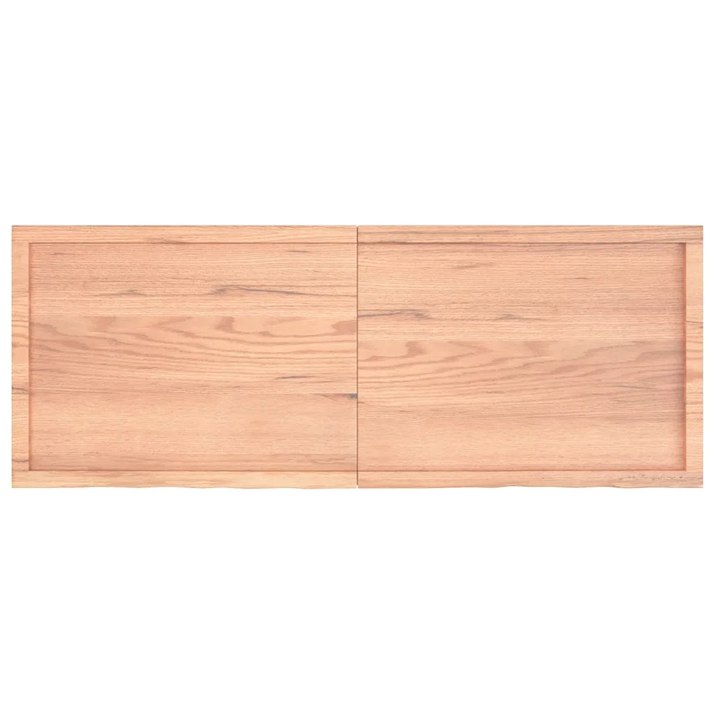 vidaXL Ripiano Muro Marrone 160x60x(2-4) cm Massello Rovere Trattato